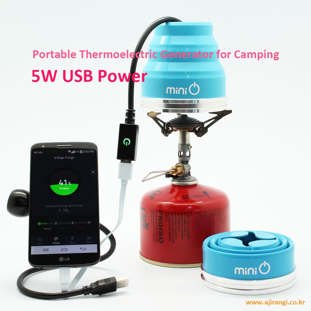 Portable Thermoelectric Generator for Camping